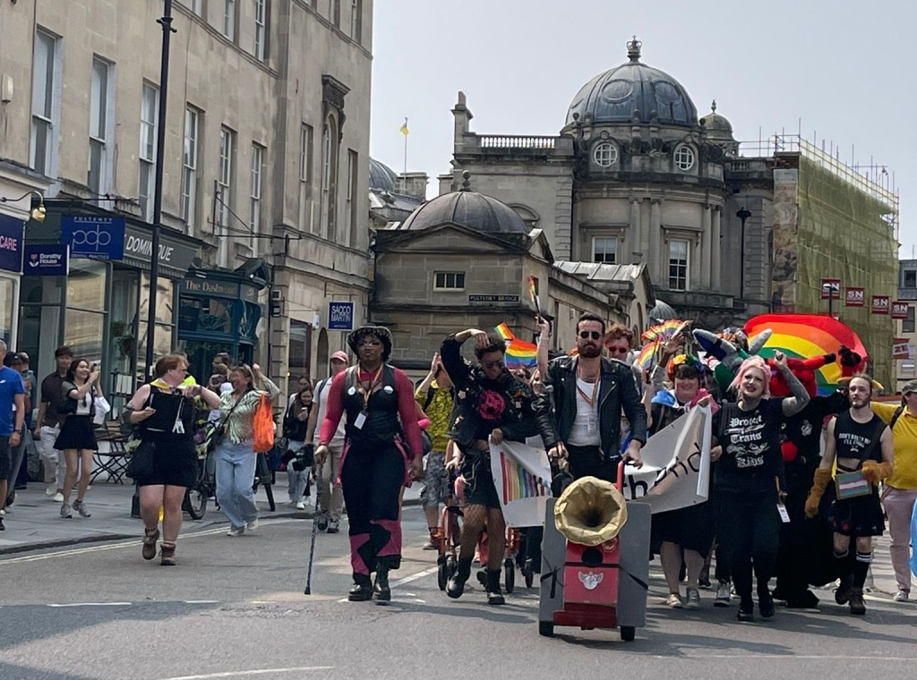 Photo of Bath Pride 2024 march